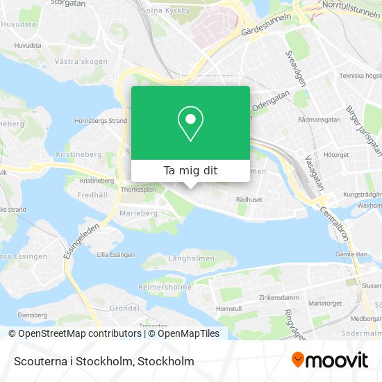 Scouterna i Stockholm karta