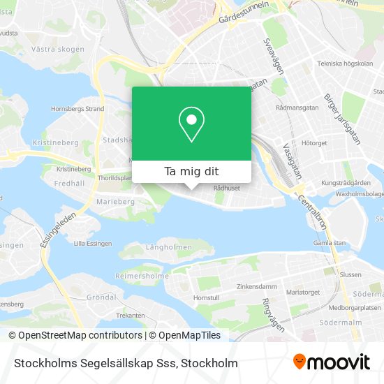 Stockholms Segelsällskap Sss karta