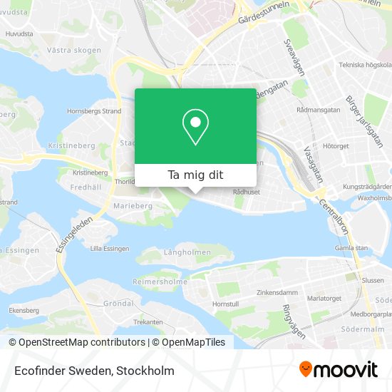 Ecofinder Sweden karta