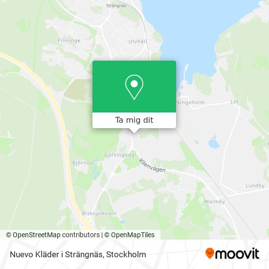 Nuevo Kläder i Strängnäs karta