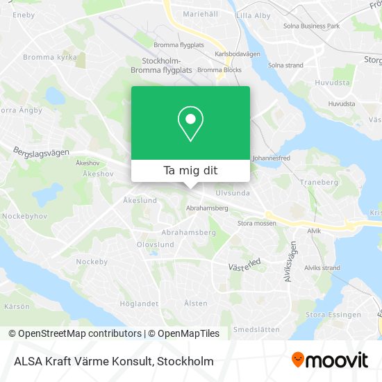 ALSA Kraft Värme Konsult karta