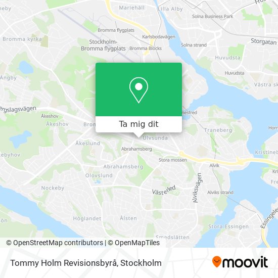 Tommy Holm Revisionsbyrå karta