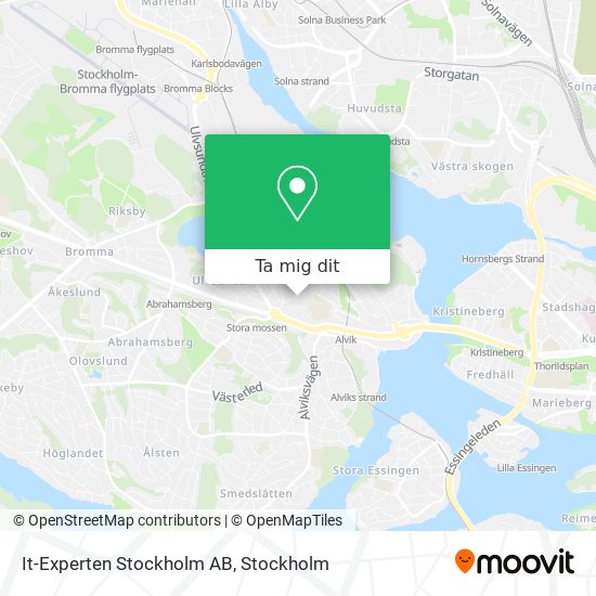 It-Experten Stockholm AB karta