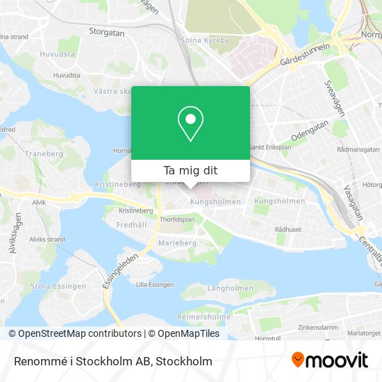 Renommé i Stockholm AB karta