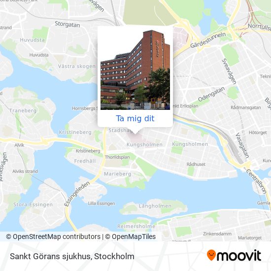 Sankt Görans sjukhus karta