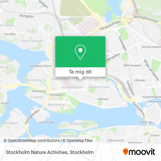Stockholm Nature Activities karta