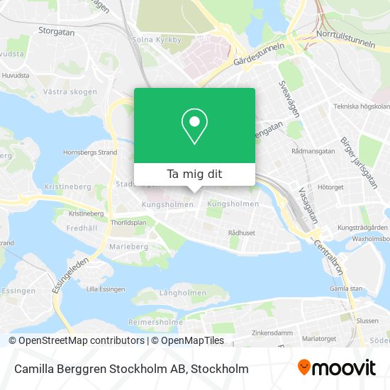 Camilla Berggren Stockholm AB karta