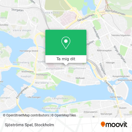 Sjöströms Spel karta