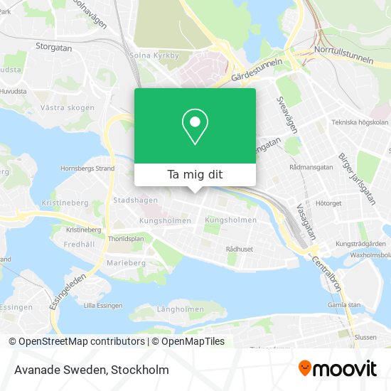 Avanade Sweden karta