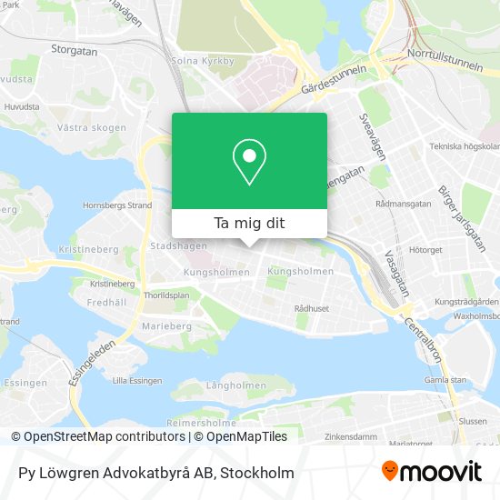 Py Löwgren Advokatbyrå AB karta