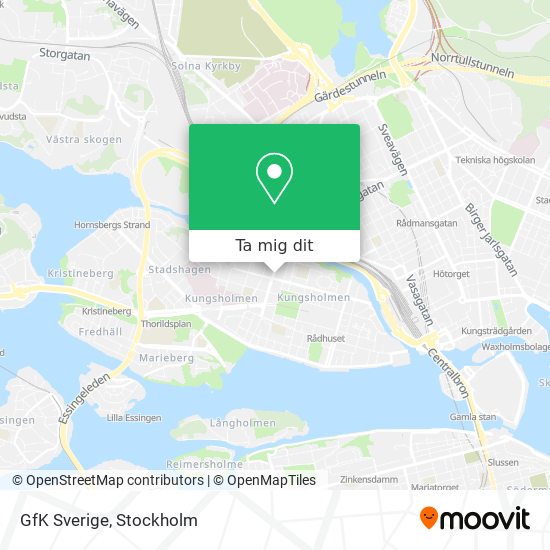 GfK Sverige karta