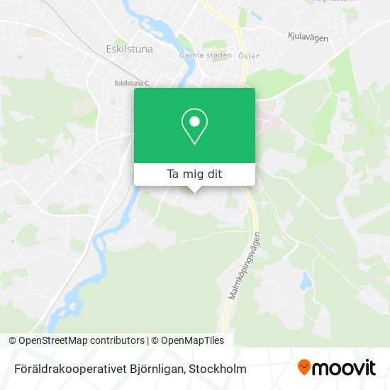 Föräldrakooperativet Björnligan karta