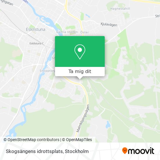 Skogsängens idrottsplats karta