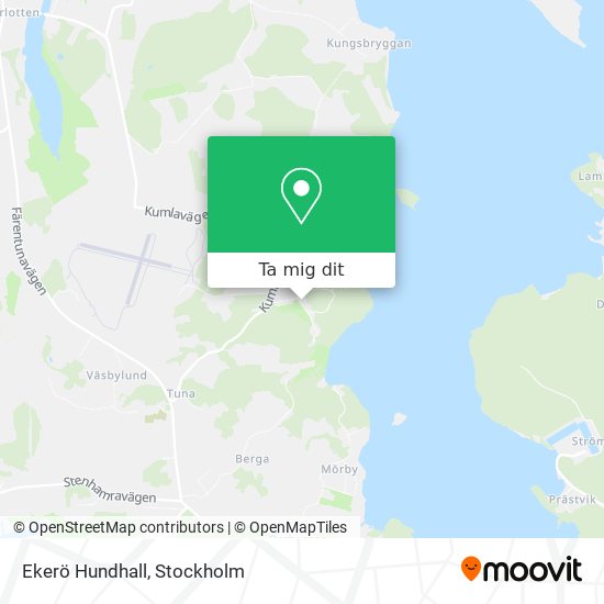 Ekerö Hundhall karta