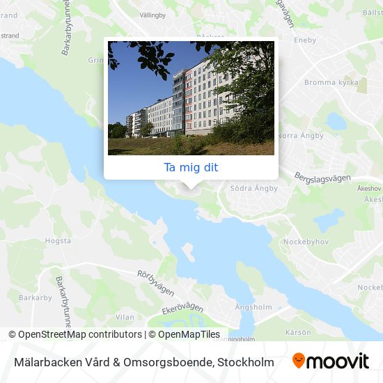 Mälarbacken Vård & Omsorgsboende karta