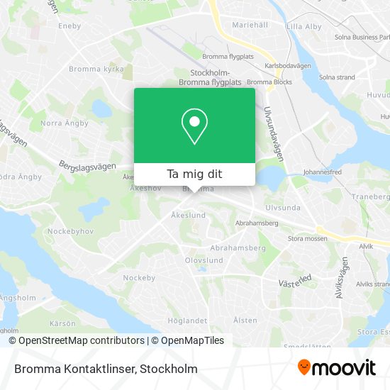 Bromma Kontaktlinser karta