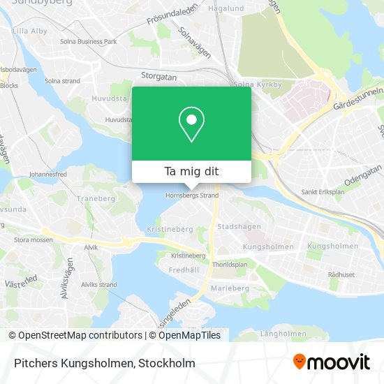 Pitchers Kungsholmen karta
