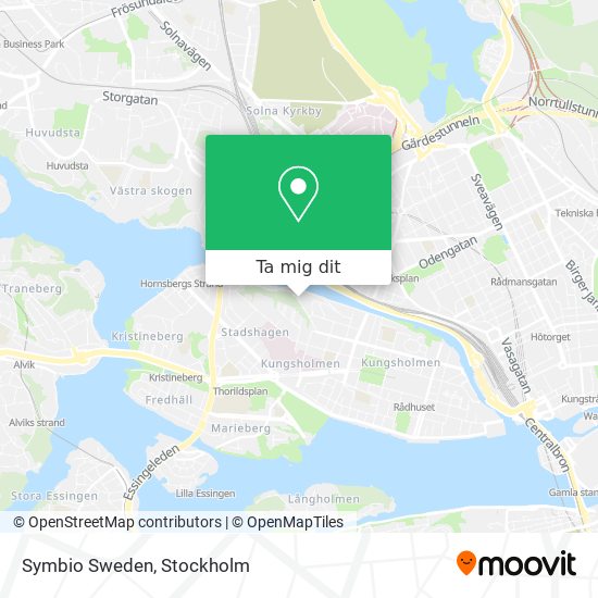 Symbio Sweden karta