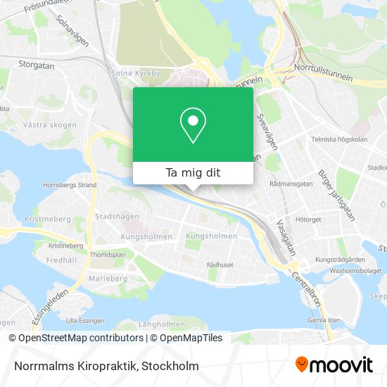 Norrmalms Kiropraktik karta