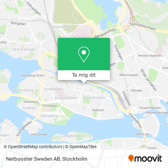 Netbooster Sweden AB karta