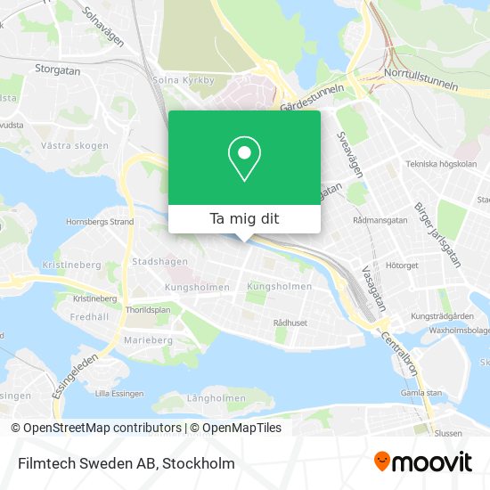 Filmtech Sweden AB karta