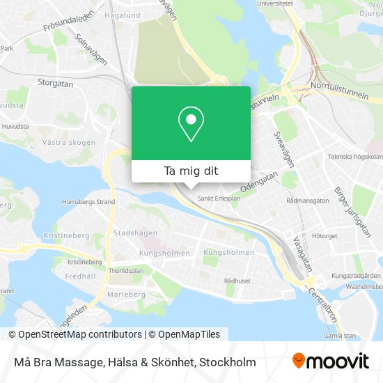 Må Bra Massage, Hälsa & Skönhet karta