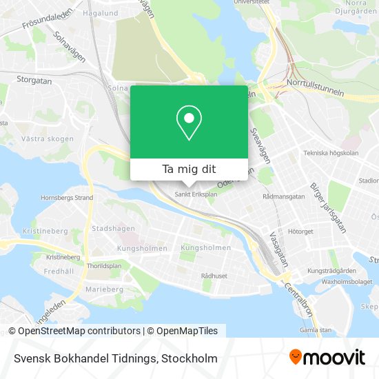 Svensk Bokhandel Tidnings karta