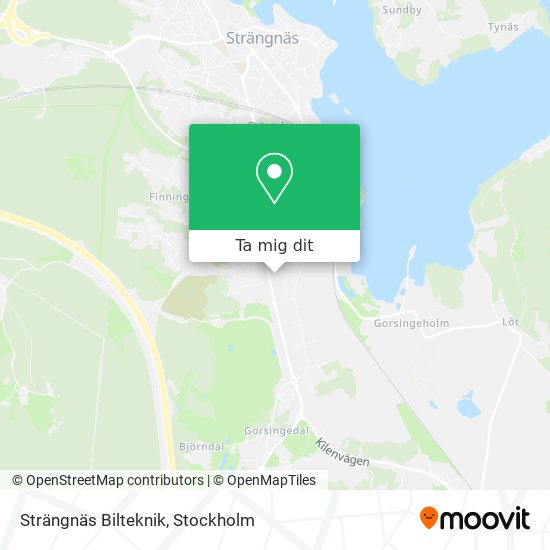 Strängnäs Bilteknik karta