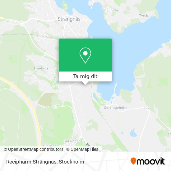 Recipharm Strängnäs karta