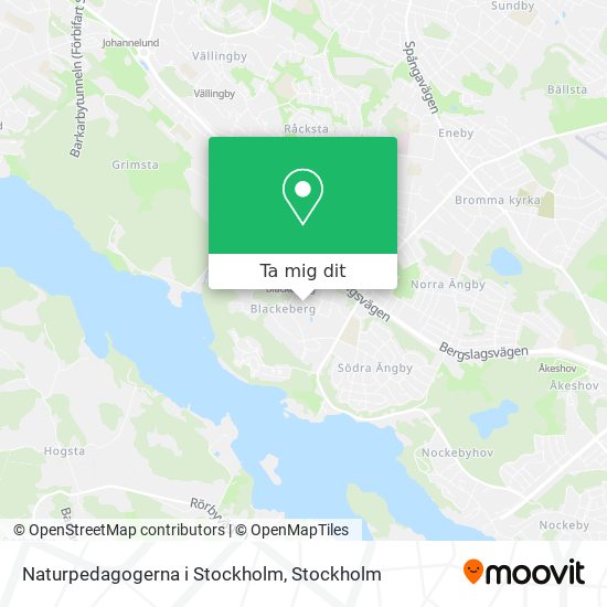 Naturpedagogerna i Stockholm karta