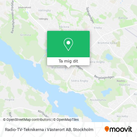 Radio-TV-Teknikerna i Västerort AB karta