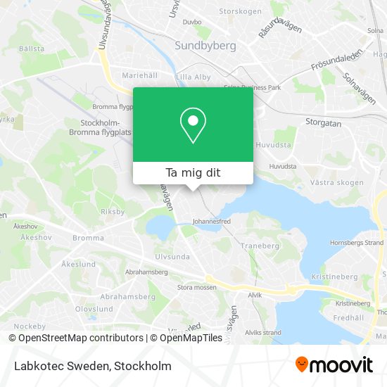 Labkotec Sweden karta