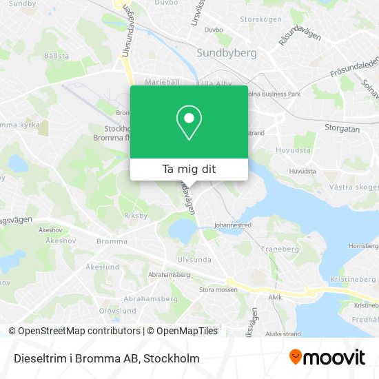 Dieseltrim i Bromma AB karta