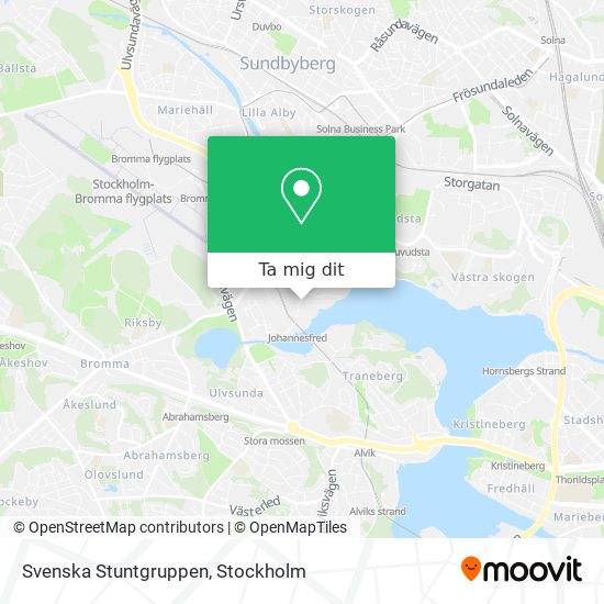 Svenska Stuntgruppen karta