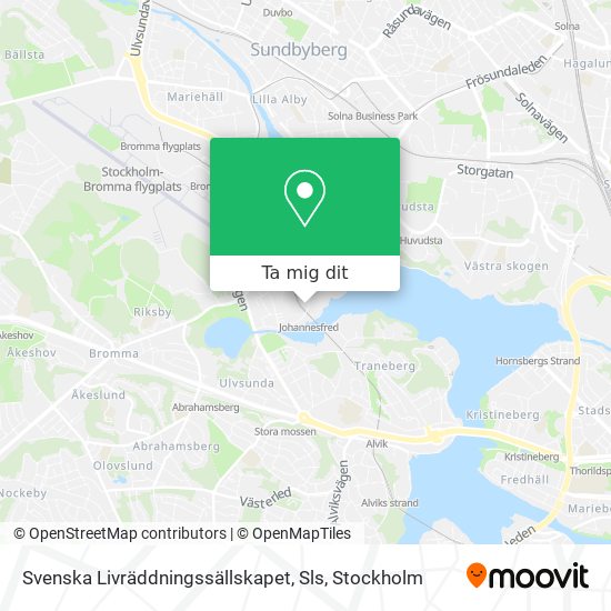 Svenska Livräddningssällskapet, Sls karta