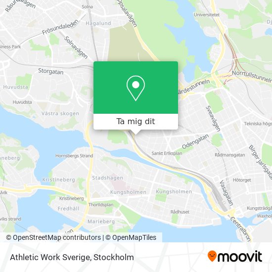 Athletic Work Sverige karta