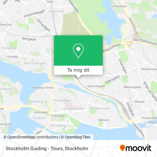 Stockholm Guiding - Tours karta