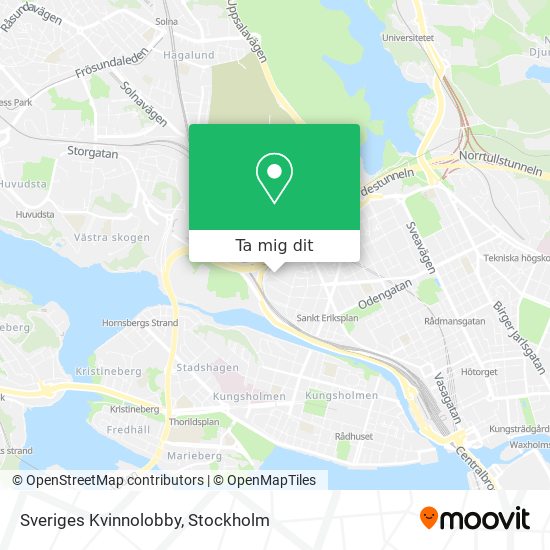 Sveriges Kvinnolobby karta