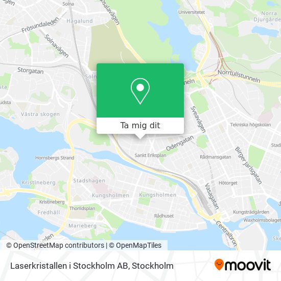 Laserkristallen i Stockholm AB karta