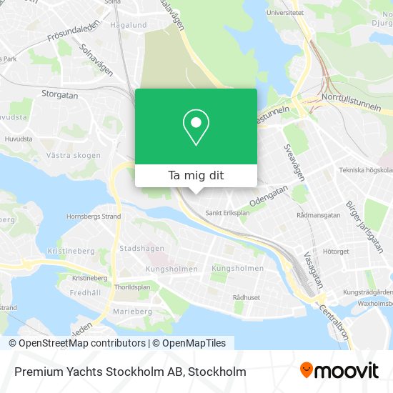 Premium Yachts Stockholm AB karta