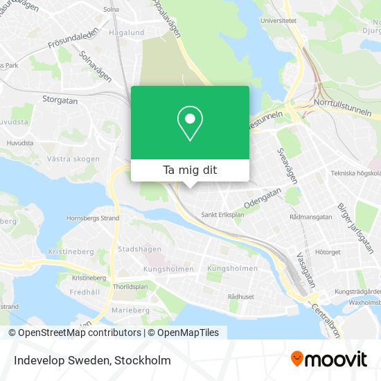 Indevelop Sweden karta