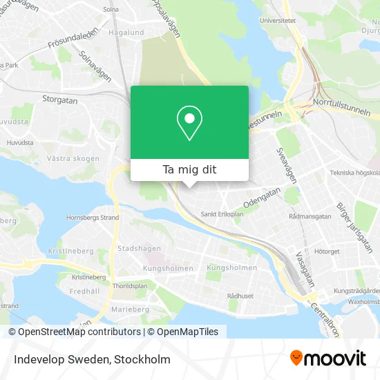 Indevelop Sweden karta
