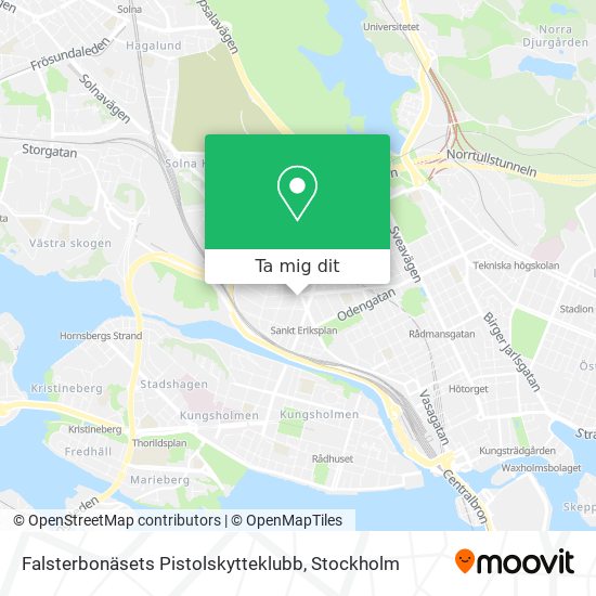 Falsterbonäsets Pistolskytteklubb karta