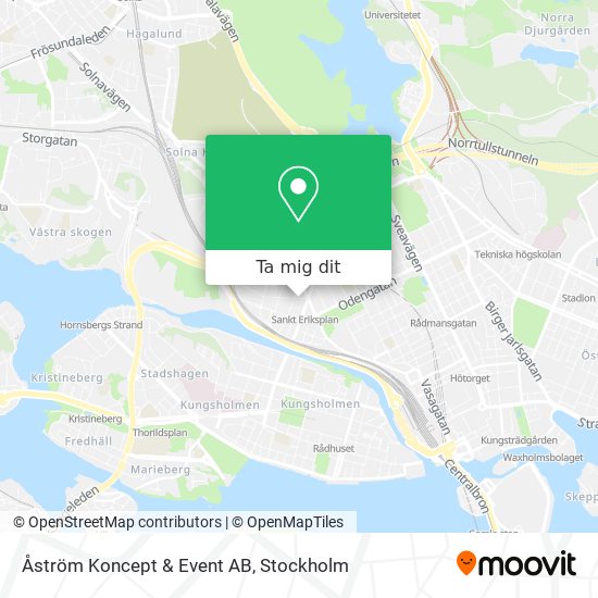 Åström Koncept & Event AB karta