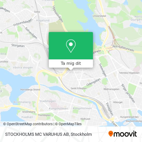 STOCKHOLMS MC VARUHUS AB karta