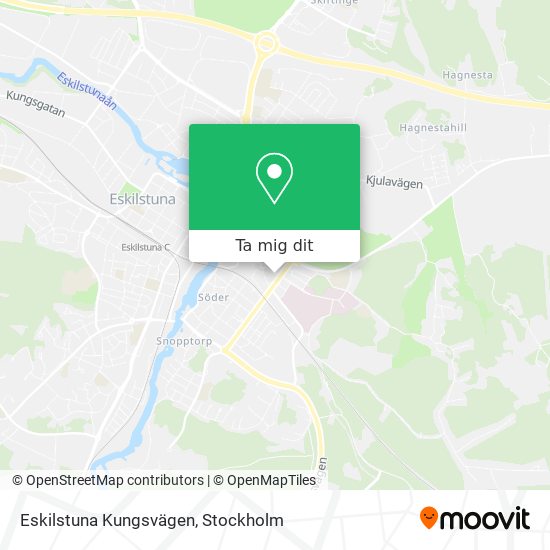 Eskilstuna Kungsvägen karta