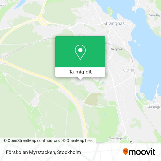 Förskolan Myrstacken karta