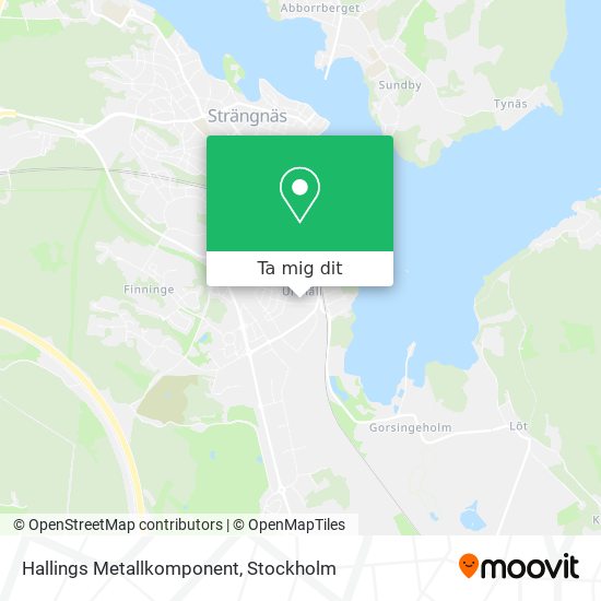 Hallings Metallkomponent karta