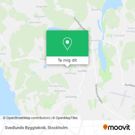 Svedlunds Byggteknik karta