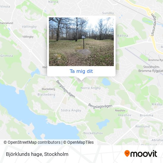 Björklunds hage karta